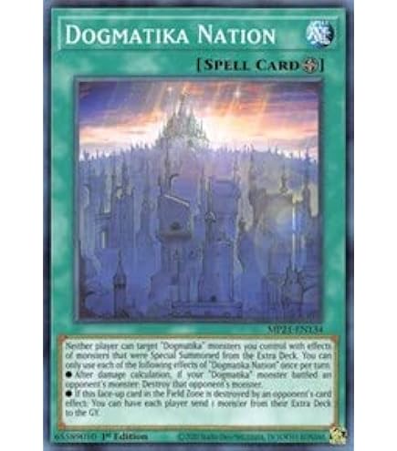 yugioh pure dogmatika deck Updated Pure Dogmatika Deck Profile With Combo!!