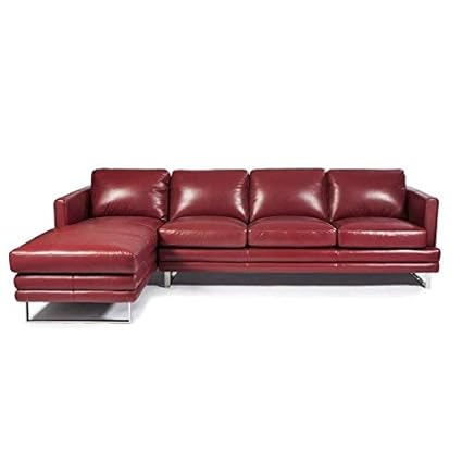 Amazon Com Lazzaro Leather Melbourne Lsf Sofa Chaise Sectional
