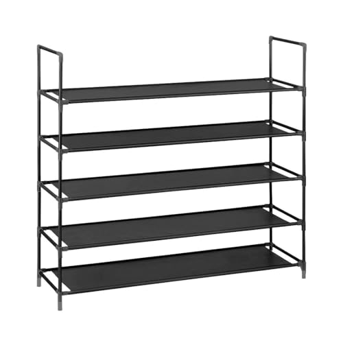 Halter 5 Tier Shoe Rack Organizer, Space Saving, Easy Storage Shoe