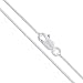 Sterling Silver Box Chain 1.4mm Solid 925 Italy Lightweight Lobster Claw Clasp Necklace