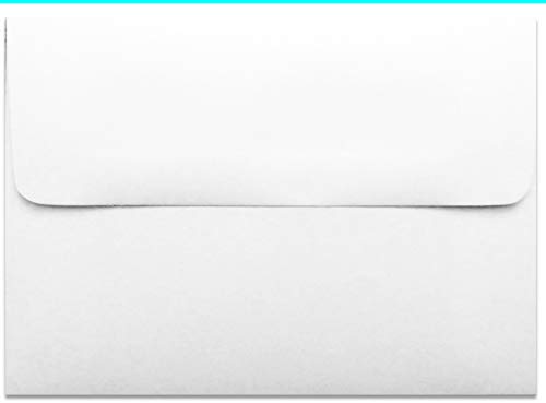 White A6 (50 Boxed) Envelopes (4-3/4 x 6-1/2) for 4-1/2 x 6-1/4 Thank You Cards, Enclosures Gift Tags Showers Weddings Invitations Announcements, Response Cards, Minis from The Envelope Gallery - Thumbnail 5