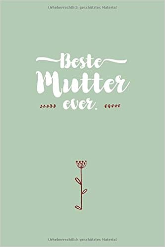 Beste Mutter Ever Notizbuch Journal Tagebuch Lustiges