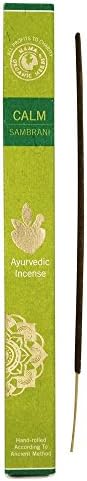 Mama Organic Herbs - Ayurvedic Incense Calm Sambrani - 10 Stick(s)