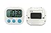 Xpeciall 11 Kitchen Timers Clock with Big Digits Loud Alarm Magnetic Backing and Stand with Large LCD Display for Cooking Baking (4 Pack, 4 Color)