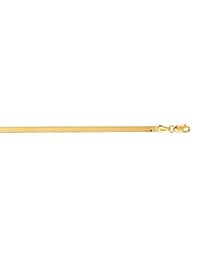 Cadena o pulsera de oro amarillo de 14 quilates de 0.118 in de espiga imperial brillante para colgantes y colgantes con cierre de pinza de langosta (7", 16", 18" o 20")
