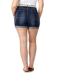 Wallflower Juniors MÁS TAMAÑO Cinturón legendario de la dama Classic Denim pantalones cortos