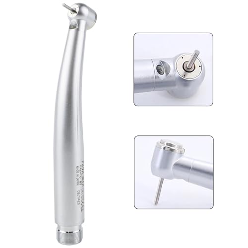 Pieza de Mano Dental de Alta Velocidad con Luz LED, Alto Par, Funcionamiento Silencioso, 2 Agujeros