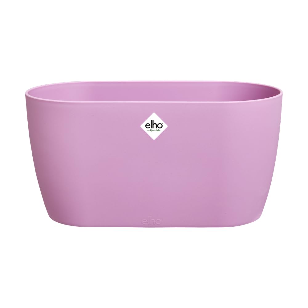 elho Brussels Orchid Duo 25 - Flower Pot for Indoor - 100% Recycled Plastic - Ø 24.8 x H 12.0 cm - Purple/Vivid Violet