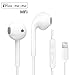 Lightning Earbuds, Popa in-Ear Headphones Earphones with Microphone and Remote, MFi Certified, Compatible with iPhone X/XS/XS MAX/XR/8/8P/7/7P/iPad Pro/iPad Air/iPad Mini/iPod