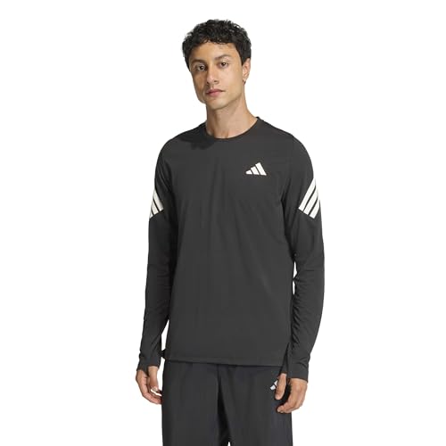 [アディダス] ランニング シャツ adi365///長袖 メンズ HY196 ブラック (KE6831) 2L