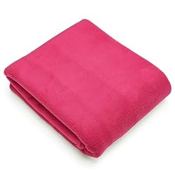 Pico Textiles 1 Yard - Fuchsia Solid Fleece Fabric