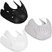 3 Pair Shoe Crease Protector Toe Box to Reduce, Anti-Wrinkle Protector, Against Shoe Creases, Men's 7-12/ Women's 5-8 (White, Black, Gray)