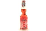 Shirakiku Ramune Carbonated Soft Drink Soda 200 ml - Strawberry (200 ml)