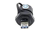 SMAKN&reg; M25 Waterproof USB3.0 Coupler