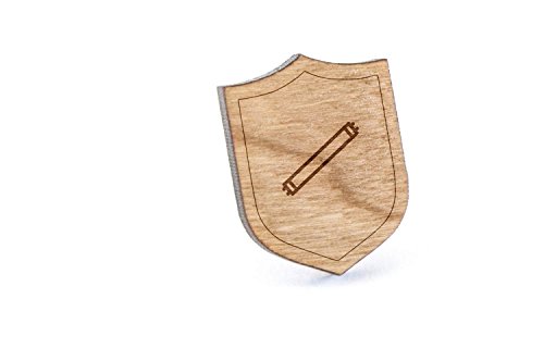 Tubelight Lapel Pin, Wooden Pin and Tie Tack | Rustic and Minimalistic Groomsmen Gifts and Wedding Accessories