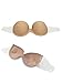 DivaBra® 3501-NUD Beige Backless and Strapless Push-Up Bra Classic with Adhesive Transparent Wings