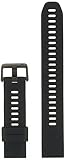 Garmin Quickfit Watch Band, Black Silicone
