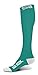 SB SOX Compression Socks for Men & Women (20-30 mmHg) - Best Support Stockings for Travel, Medical, and Sports - Perfect for Everyday Wear (Medium, Green/White)