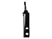 Buyers Products B38SP Stake Pocket D-Ring with Hitch , Black