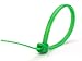 Secure 4 Inch Green 18 lb Miniature Nylon Cable Tie - 500 Pack