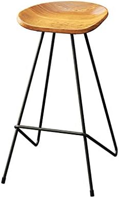WBBJBD Solid Wood Bar Stool, Bar Stool Bar Stool Nordic Bar Stool High Stool