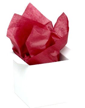 Cakesupplyshop Packaged Extra Large 48pack Burgundy Red Gift Wrap Tissue Paper