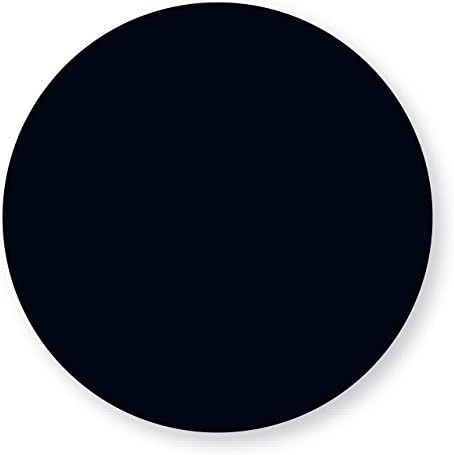 DayMark IT112332 DuraMark Circle Permanent Label, 1" Diameter, Black (Roll of 1000)