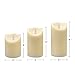Eldnacele Moving Wick Flameless Flickering Candles with Timer Remote Control(3