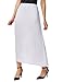 Kate KasinWhite Comfortable Half Skirt for Maxi Dress Wiggle Night Dress M KK263-2