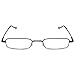 DOUBLETAKE Reading Glasses - 2 Pairs Slim Pocket Readers w Pen Clip Case - 1.00