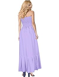Sundress Noche Verano encubrir traje de baño vestido de cóctel Maxi Petite playa Backless, L