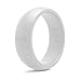 Silicone Wedding Ring for Women. Rubber Wedding Band for Every Day Use - Yoga, Training, Sports, Military, Work, Travel and Outdoor - Teak