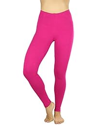 Mallas de algodón para dama de calidad superior, suave y esencial, longitud completa