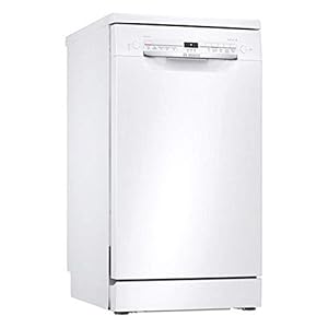 Bosch SPS2IKW04G Slimline Dishwasher, 9 place settings, 9.5 litre, Silence on Demand, ExtraDry, White, Freestanding