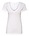 Next Level Ladies' CVC Deep V 2XL WHITE