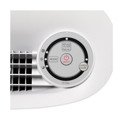 SHARP Air Purifier with True HEPA filter. Covers up to 690 sq. ft. for Small Rooms, such as Bedroom, Office or Dorm Room, for Dust, Smoke, and Pollen. FPF30UH