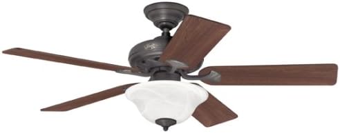 Hunter 22465 52 Inch Brookline New Bronze Fan Close To Ceiling Light Fixtures Amazon Com