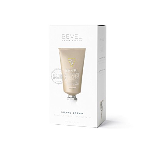 Bevel Shave Cream, Aloe-Vera-based Moisturizing Shave Cream, 2 fl. oz