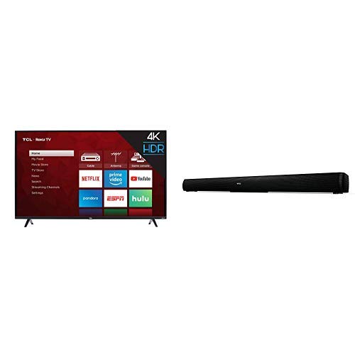 Buy TCL 55S425 55 inch 4K Smart LED Roku TV (2019) with TCL Alto 5 2.0