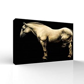 Wall26-Canvas Wall Art- Galloping Horse-Giclee Painting Wall Art for Bedroom Living Room Home Decoration - 12x18 inches