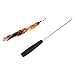 etrech Retractable Wand Rod with 8 Piece Assorted Feather Cat Toy, Purple