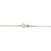 Kooljewelry 10k Yellow Gold or White Gold 0.7 mm THIN Box Chain Necklace for Women (16, 18, 20, 22, 24 or 30 inch)