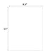 MFLABEL Full Sheet Sticker Label, Address Sticker, White Matte Label Paper, 8-1/2
