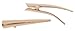 L. Erickson Metal Pinch Clip Pair - Gold