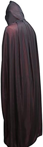 Halloween Costume Cosplay Vampire Cape Hooded Cloak For Easter Christmas(55'')