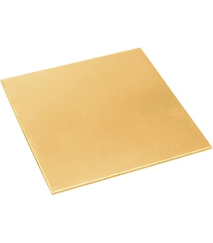 WUDOLI Brass Square Rod, Thin Quartet Strip, Brassiness, Solid Rod, Metal Cube, 20mm To 40mm X 20mm To 40mm X 20mm To 40mm (Color : 20X20X200mm - View #8