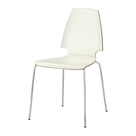 Ikea Vilmar Sedia Bianco Cromato Amazonit Casa E Cucina