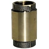 WATER SOURCE CV-125NL 1-1/4" BRS Check Valve | Check Valves, Brass Valves, Water Pump Parts, Water Valves, 200 psi Pressure, Brass Body, 1-1/4 in Nominal
