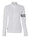 adidas A191 Ladies Climalite 3-Stripes Full Zip Pullover Jacket - White & Black, 2XL