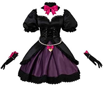 Womens OW Cosplay Dress Dva Black Cat Skin Halloween Costumes